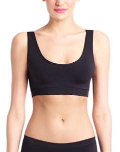 Минималистичный бюстгальтер-майка черного цвета Commando