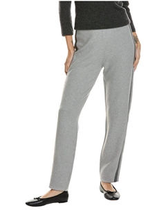 Трикотажные брюки Melange Spectator Stretch Pique, серый St. john