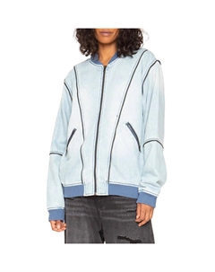 Куртка-бомбер на молнии в оригинальном исполнении, цвет original Sandrine rose