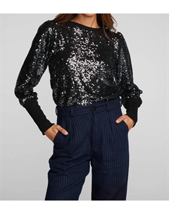 Свитер Nightingale Sequin черного цвета Chaser