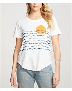 Футболка Modern Sunset Gauze Jersey белого цвета Chaser