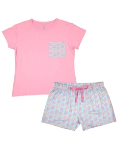 Пижамный комплект в футболке с изображением черепахи, цвет t-shirt turtle Simply southern