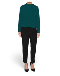 Пуловер из смеси шерсти и кашемира Salma цвета Verde Maison de papillon