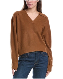 Кашемировый свитер-поло Pierce, коричневый Rag & bone