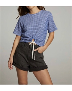 Топ с короткими рукавами Miracle в цвете кобальтово-синий Chaser