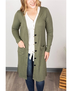 Кардиган Colbie в оливковом цвете Michelle mae