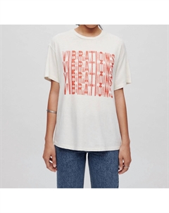 Футболка с рисунком 90-х годов Easy Vibrations белого цвета Redone