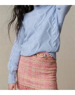 Изя Пуловер В Голубой Дымке Loveshackfancy