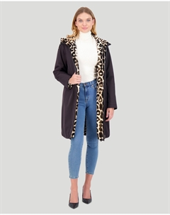 Двусторонняя парка из отборной овчины и нейлона, цвет snow lprd/black Gorski