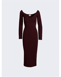 Платье Пиа, цвет merlot red Khaite