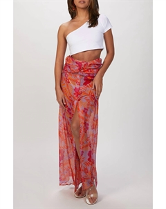 Юбка из тропического жоржета в Каэтано, цвет caetano Amir slama