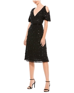 Платье А-силуэта, черный Mac duggal