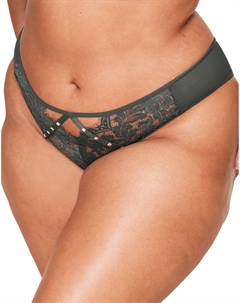 Женские трусики-стринги больших размеров Emmeline, цвет dark shadow Adore me