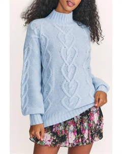 Изя Пуловер В Голубой Дымке Loveshackfancy