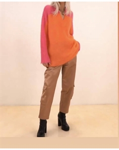 Мохеровый свитер оранжевого цвета Nude