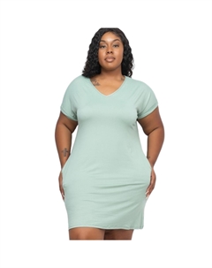 Мини-платье с боковыми карманами, цвет green bay Fashnzfab