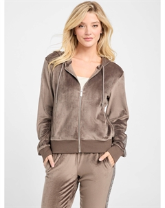 Велюровая куртка Mercedes, цвет general brown Guess factory