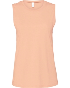 Женская майка-топ из джерси, цвет peach heather Bella+canvas