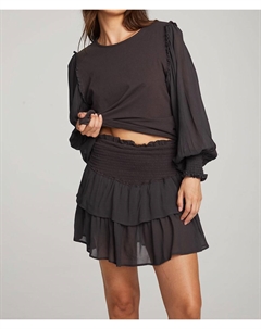 Мини-юбка Clyde черного цвета Chaser