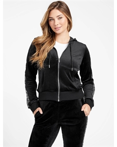 Велюровая куртка Mercedes, черный Guess factory