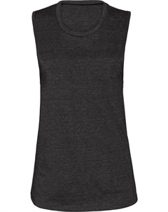 Женская майка-майка из джерси с эффектом потертости, темно-серый Bella+canvas