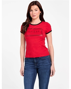 Футболка Beau Ringer, цвет rugby red Guess factory