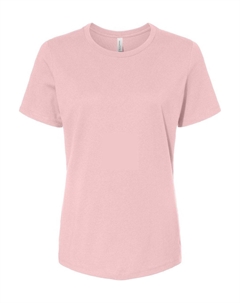 Женская свободная футболка из джерси, розовый Bella+canvas