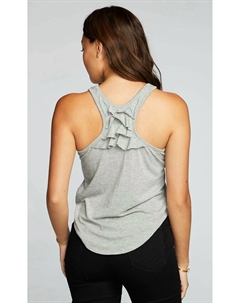 Майка-борцовка Rpet Vintage Jersey Shirttail Ruff Raceback в цвете Heather Grey Chaser