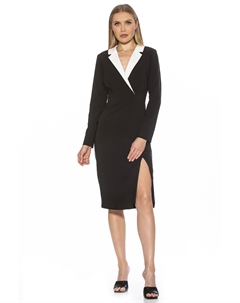 Платье Ирины, чёрный/белый Alexia admor