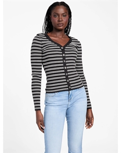 Полосатый свитер Элла, черный Guess factory