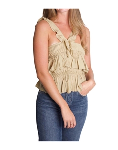 Топ Daren цвета светло-хаки Isabel marant