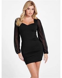 Платье-сетка Райли, черный Guess factory