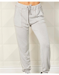 Вискозные джоггеры серебристого цвета, серебряный French kyss