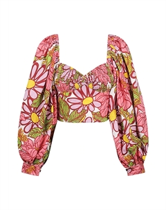 Женский топ с увеличенными рукавами-фонариками в стиле Фрида, цвет frida Swf