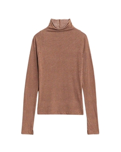 Топ Shaw Panelled с длинными рукавами в коричневом цвете Multi Rag & bone