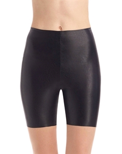 Велосипедные шорты из искусственной кожи черного цвета Commando