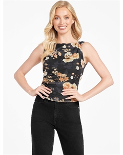 Укороченный топ с принтом Maeve, цвет transitional jet black mu Guess factory