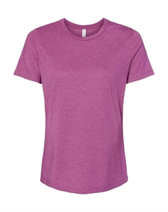 Женская свободная футболка Heather CVC, цвет heather magenta Bella+canvas