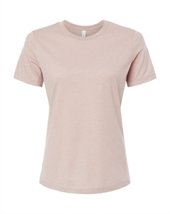 Женская свободная футболка Heather CVC, цвет heather pink gravel Bella+canvas