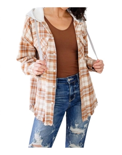 Лучшая из лучших шуба с капюшоном коричневого цвета Very j