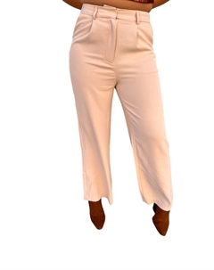 Широкие брюки Raella Solid Point бежевого цвета Umgee