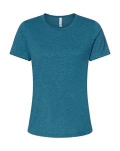 Женская свободная футболка Heather CVC, цвет heather deep teal Bella+canvas