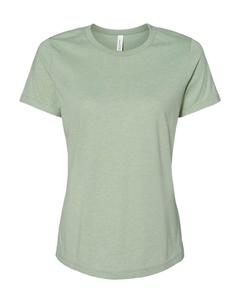 Женская свободная футболка Heather CVC, цвет heather sage Bella+canvas
