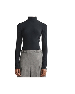 Women Luca Knit Водолазка с длинным рукавом Черный Rag & bone