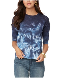 Пуловер Pointelle, черный Nydj