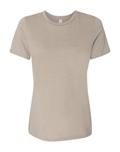 Женская свободная футболка Heather CVC, цвет heather stone Bella+canvas