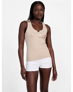 Eco Nisey Logo Майка, цвет velvet taupe Guess factory