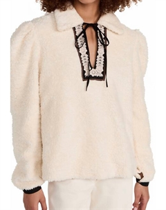 Туника из флиса Loretta Teddy в кремовом цвете Alix of bohemia