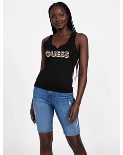 Eco Nisey Logo Майка, черный Guess factory