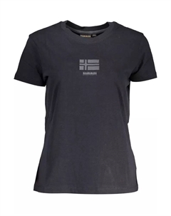 Хлопковые топы и женские футболки, черный Napapijri